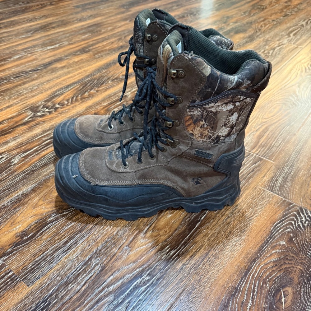 Rocky Mens 11W Sport Utility Pro 800G Insulated Hunting Boots Brown Camo RKS0418